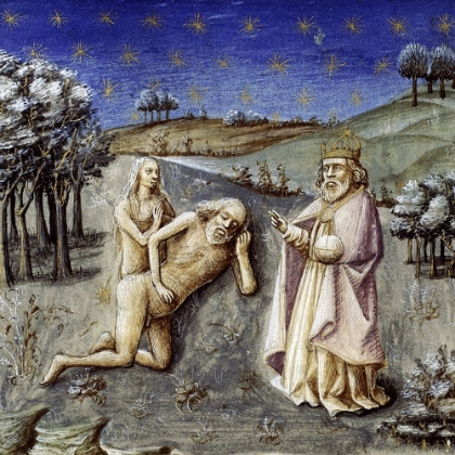 Picture of ADAM AND EVE FROM SPECULUM HUMANAE SALVATIONIS