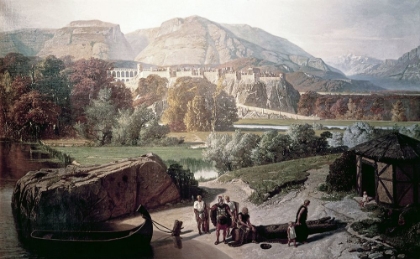 Picture of ROMAN TOWN AT THE FOOT OF THE ALPS