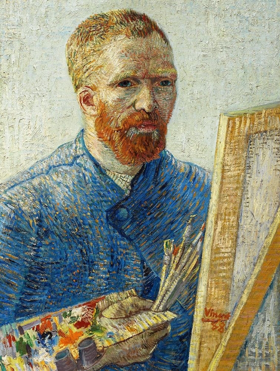 Picture of SELF PORTRAIT IN FRONT OF EASEL