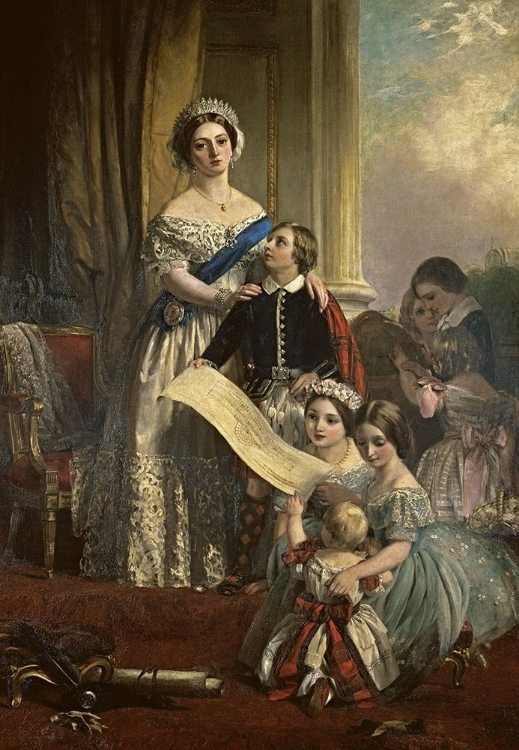 Picture of QUEEN VICTORIA AND HER CHILDREN