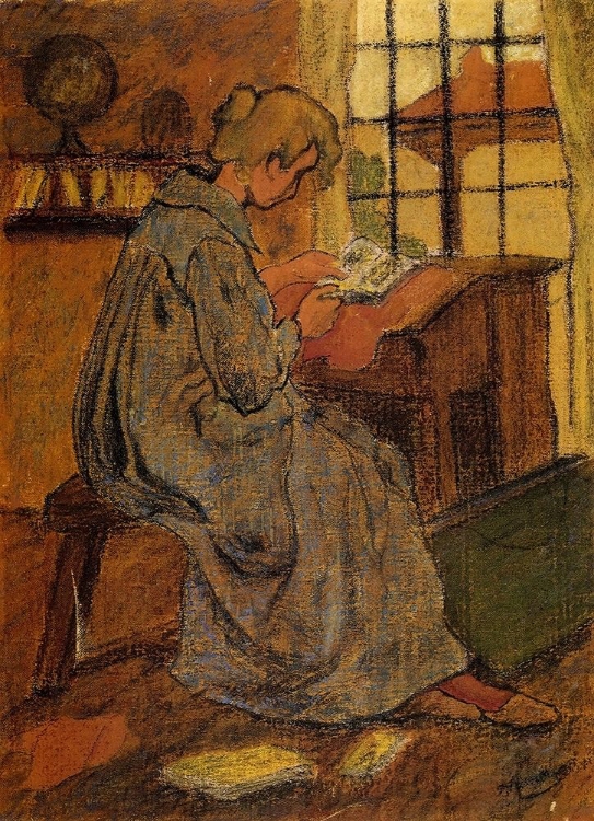 Picture of JEUNE FILLE STUDIEUSE