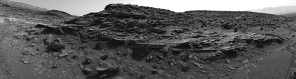 Picture of MARS GALE CRATER - PANORAMIC MOSAIC, JULY 17, 2015