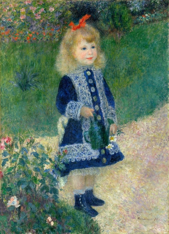 Picture of A GIRL WITH A WATERING CAN, 1876