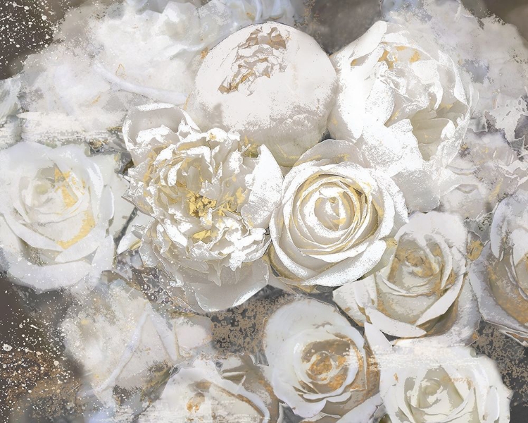 Picture of GILDED ROSES I