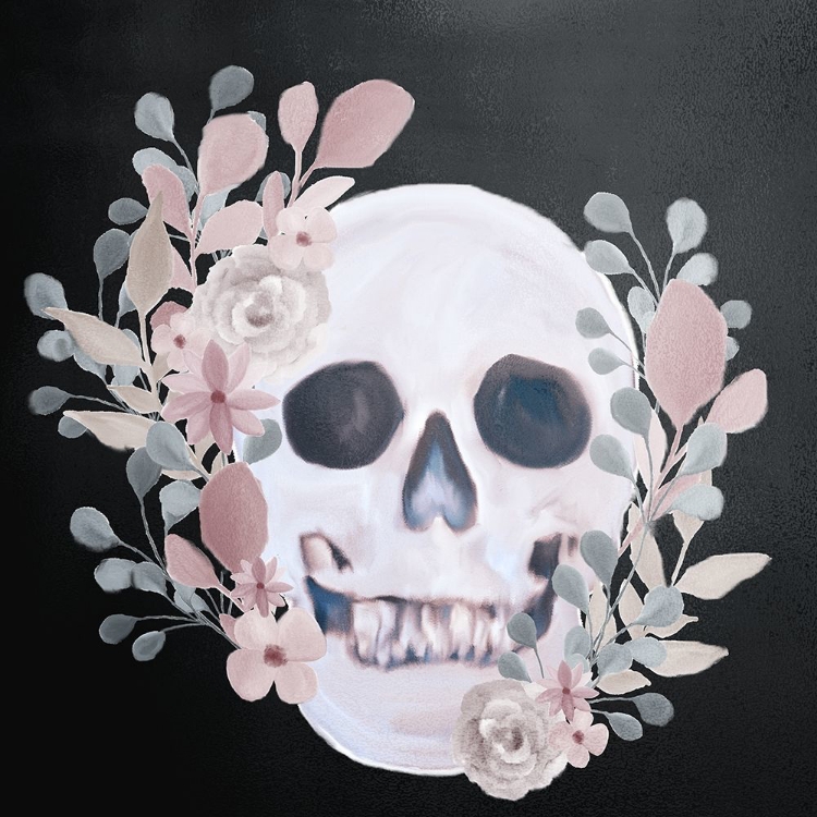 Picture of SOFT FLORAL SKULL