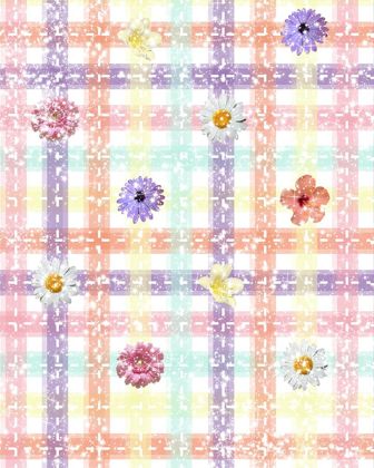 Picture of UNIQUE PLAID WITH FLOWERS