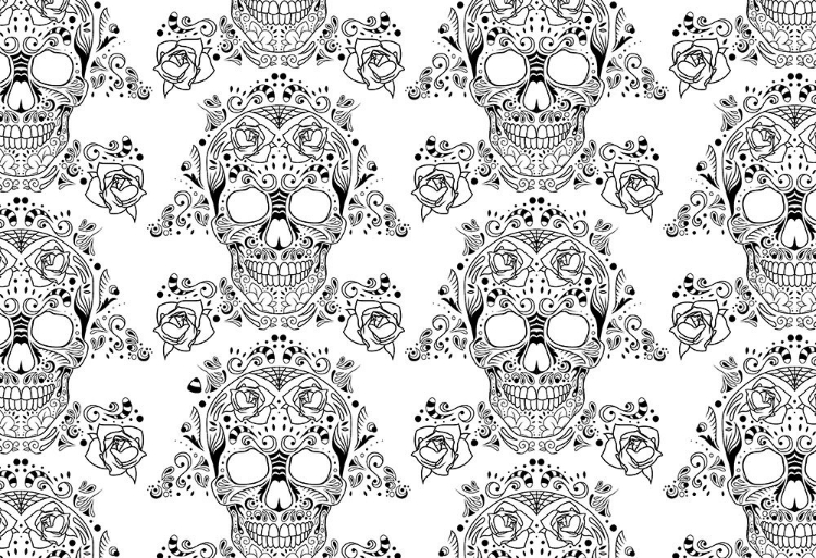 Picture of HALLOWEEN SKULL PATTERN REVERSE