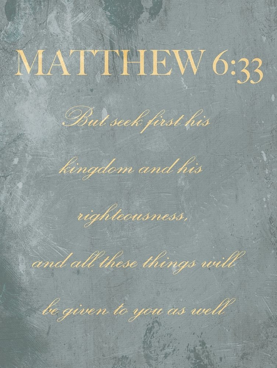 Picture of MATTHEW 6:33