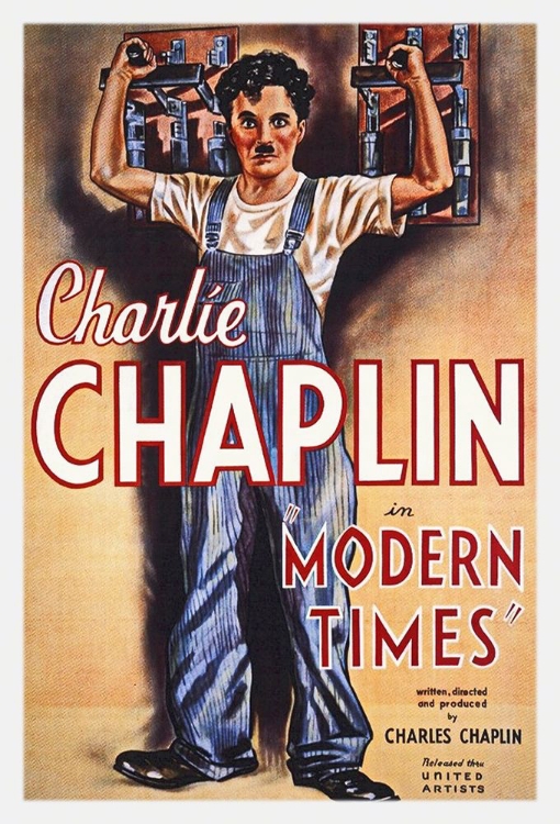 Picture of CHARLIE CHAPLIN - MODERN TIMES, 1936