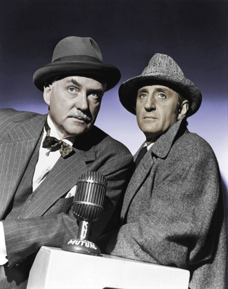 Picture of BASIL RATHBONE WITH NIGEL BRUCE