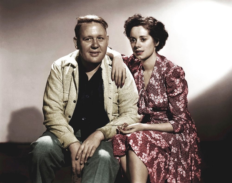 Picture of CHARLES LAUGHTON WITH ELSA LANCHESTER