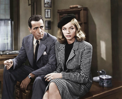 Picture of HUMPHREY BOGART WITH LAUREN BACALL - THE BIG SLEEP