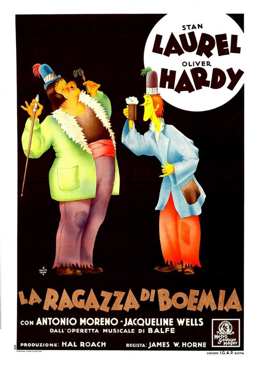 Picture of LAUREL AND HARDY - ITALIAN - THE BOHEMIAN GIRL