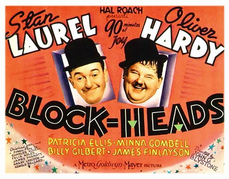 Picture of LAUREL AND HARDY - BLOCK-HEADS, 1938