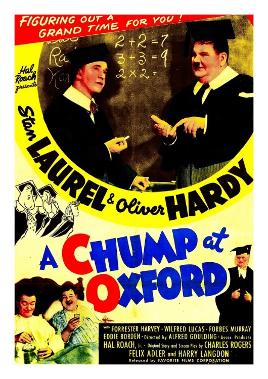 Picture of LAUREL AND HARDY - CHUMP AT OXFORD, 1940