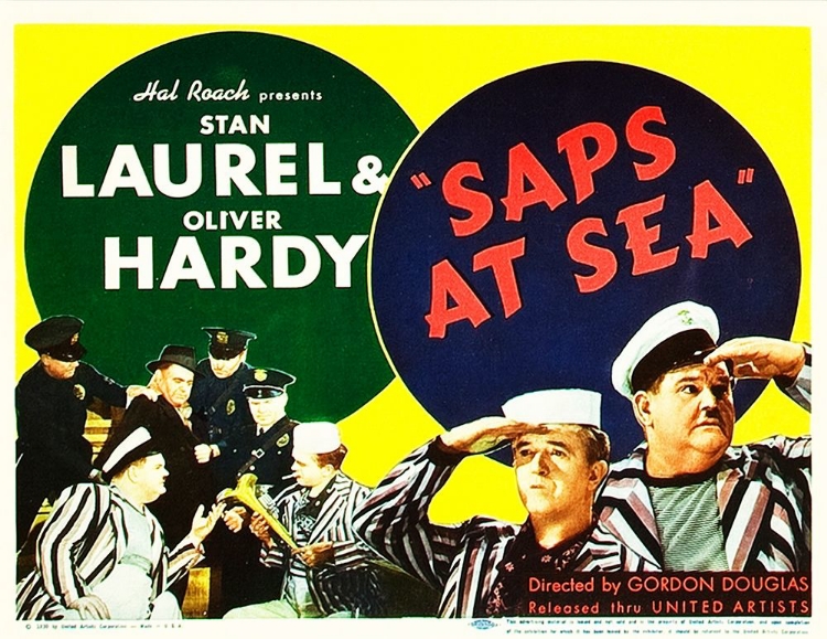 Picture of LAUREL AND HARDY - SAPS AT SEA, 1940