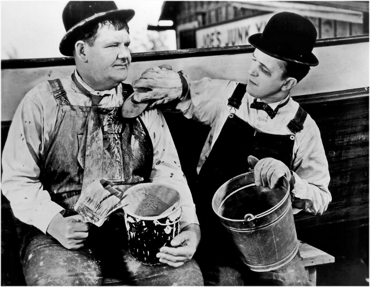 Picture of LAUREL AND HARDY - TOWED IN A HOLE, 1936