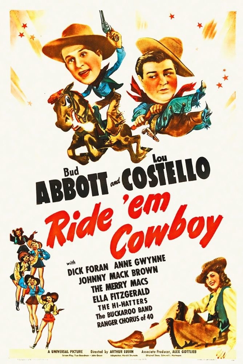 Picture of ABBOTT AND COSTELLO - RIDE EM COWBOY