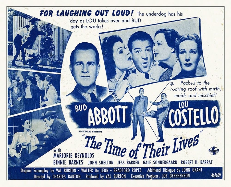 Picture of ABBOTT AND COSTELLO - THE TIME OF THEIR LIVES