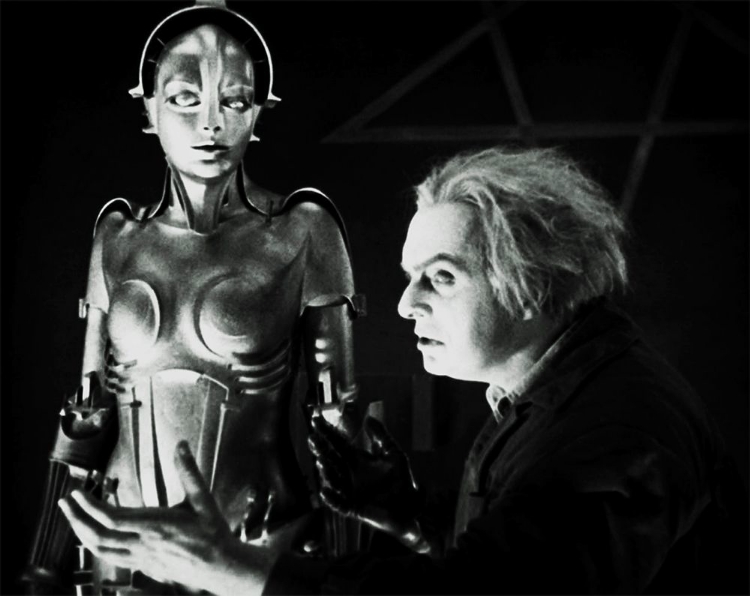 Picture of METROPOLIS - MARIA WITH ROTWANG -  PRODUCTION STILL