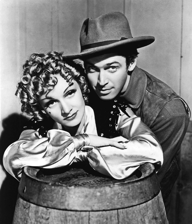 Picture of DESTRY RIDES AGAIN - MARLENE DIETRICH WITH JAMES STEWART