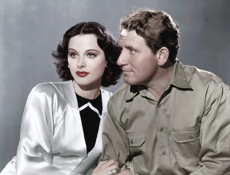 Picture of SPENCER TRACY WITH HEDY LAMARR - BOOM TOWN