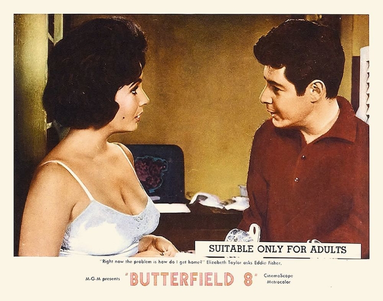 Picture of ELIZABETH TAYLOR - BUTTERFIELD 8 - LOBBY CARD