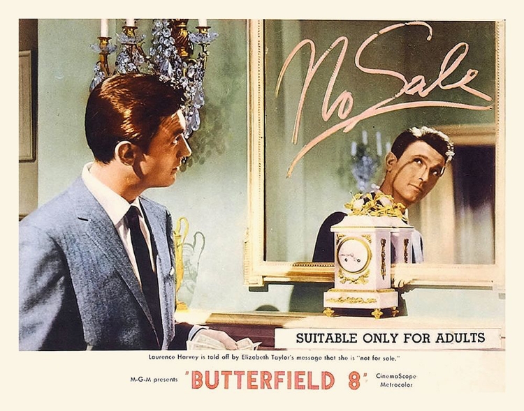 Picture of ELIZABETH TAYLOR - BUTTERFIELD 8 - LOBBY CARD