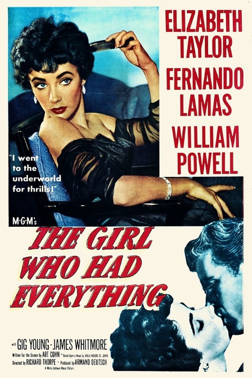 Picture of THE GIRL WHO HAD EVERYTHING - POSTER