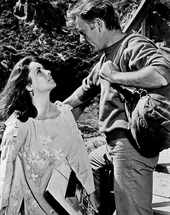 Picture of ELIZABETH TAYLOR AND RICHARD BURTON