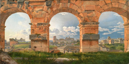 Picture of A VIEW THROUGH THE ARCHES OF THE COLOSSEUM ROME