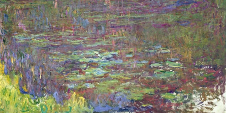 Picture of WATERLILIES AT SUNSET