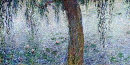 Picture of MORNING WITH WEEPING WILLOWS I (DETAIL)