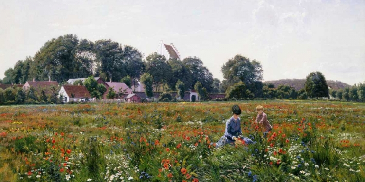 Picture of GATHERING WILD FLOWERS