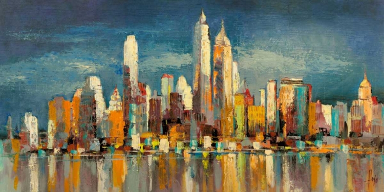 Picture of NEW YORK- RIFLESSI DEL MATTINO