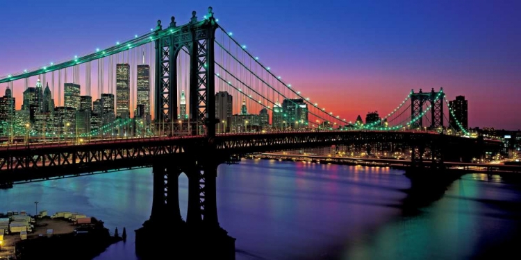 Picture of MANHATTAN BRIDGE AND SKYLINE