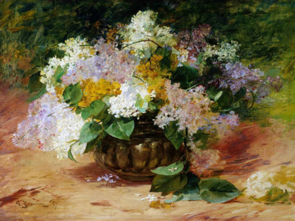 Picture of A STILL LIFE OF LILACS