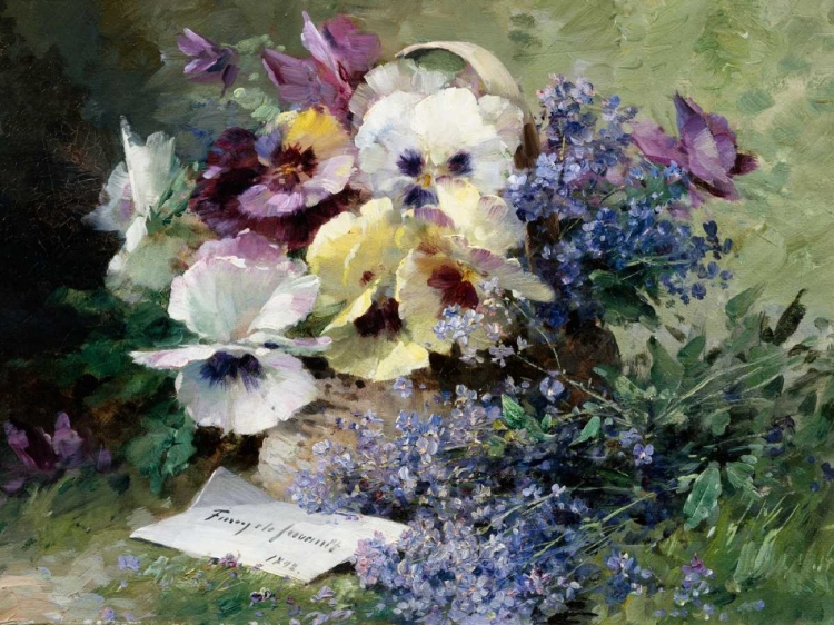 Picture of PANSIES AND FORGET ME NOT