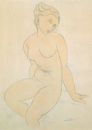 Picture of SEATED FEMALE NUDE