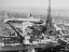 Picture of AIRPLANE OVER PARIS