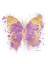 Picture of BUTTERFLY GOLD AND PURPLE