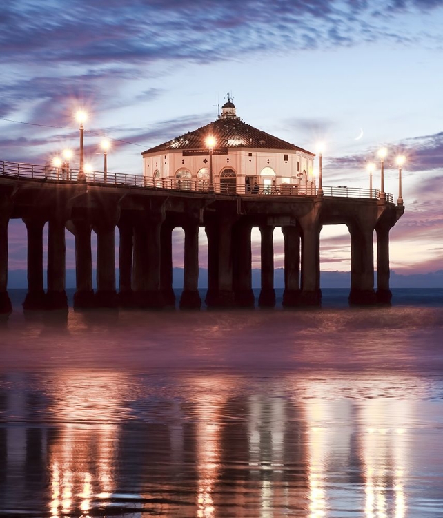 Picture of MANHATTAN BEACH PIER,CALIFORNIA II, COLOR