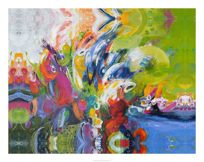 Picture of GARDEN PARTY ABSTRACT I