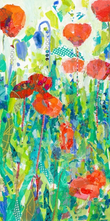 Picture of STATELY RED POPPIES I