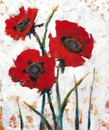 Picture of RED POPPY FRESCO I