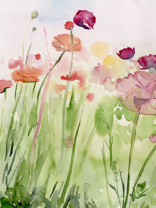 Picture of AMONG THE WATERCOLOR WILDFLOWERS I