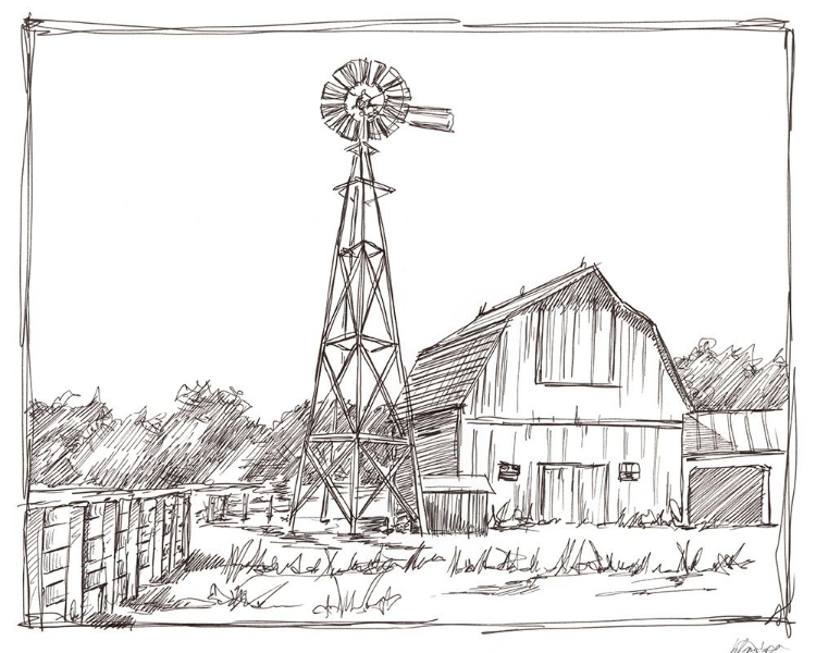 Picture of FARM SKETCH II