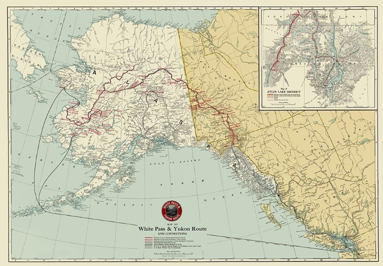 Picture of WHITE PASS, YUKON ROUTE RAILROAD - 1917