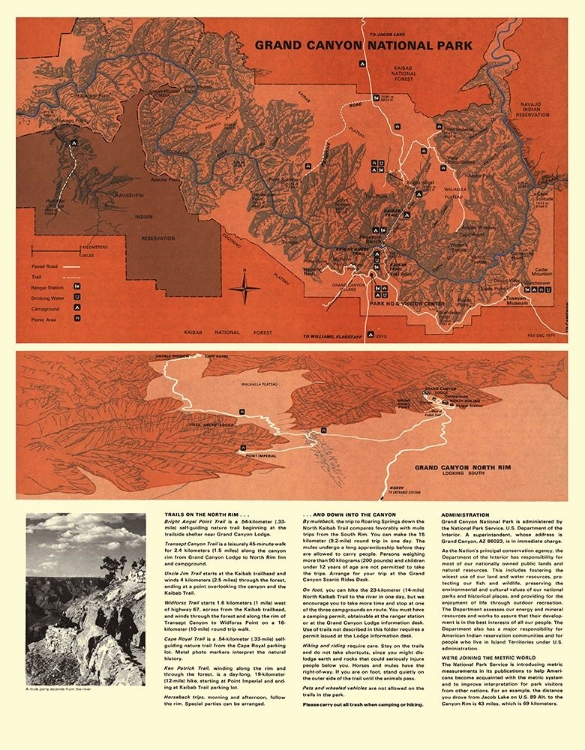 Picture of GRAND CANYON NORTH RIM ARIZONIA - USPS 1975