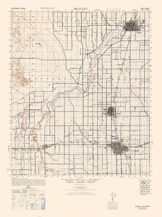 Picture of BRAWLEY SHEET - US ARMY  1944